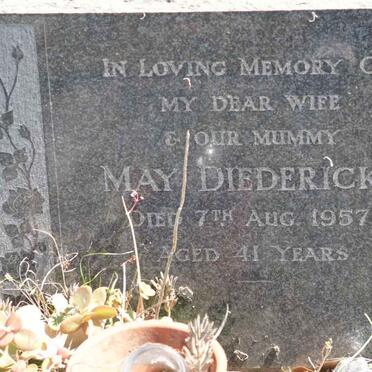 DIEDERICKS May -1957