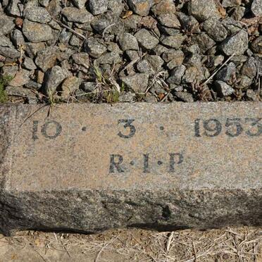 ENGELBRECHT Johanna -1953