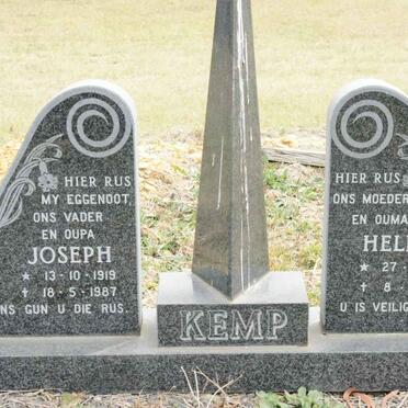 KEMP Joseph 1919-1987 &amp; Helena 1922-1995