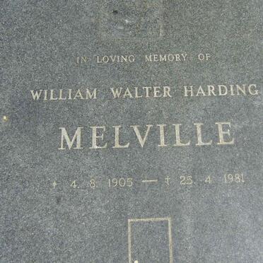 MELVILLE William Walter Harding 1905-1981