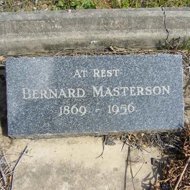 MASTERSON Bernard 1869-1956
