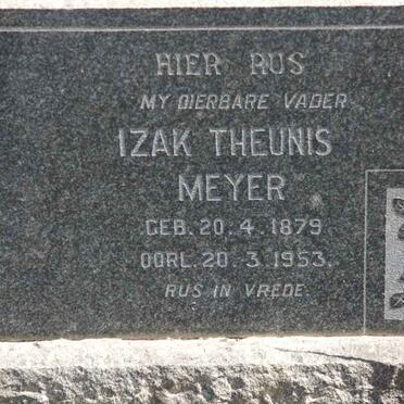 MEHYER Izak Theunis 1879-1953