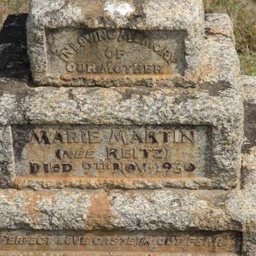 MARTIN Marie nee REITZ -1930