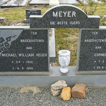 MEYER Michael William Heugh 1922-1995 &amp; Cornelia 1924-1994