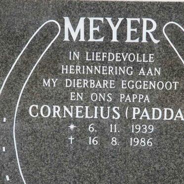 MEYER Cornelius 1939-1986