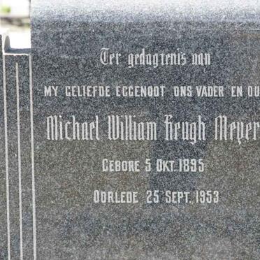 MEYER Michael William Heugh 1895-1953