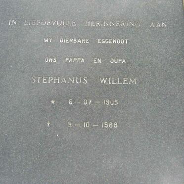 MATTHEE Stephanus Willem 1905-1988 