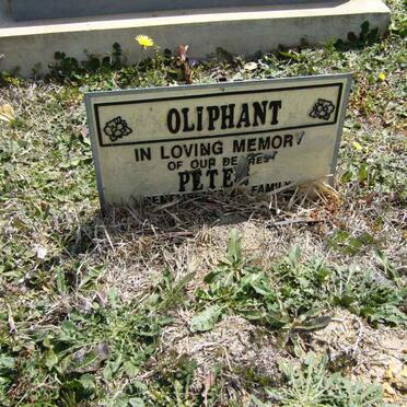 OLIPHANT Peter
