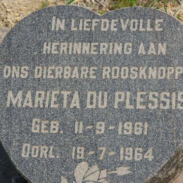 PLESSIS Marieta, du 1961-1964