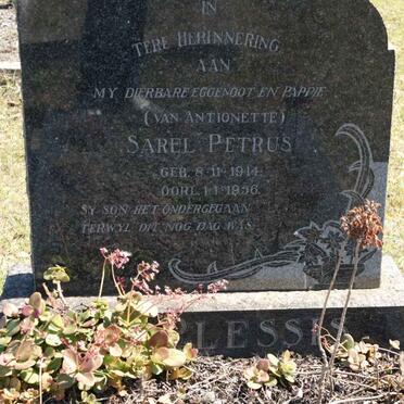 PLESSIS Sarel Petrus, du 1914-1956