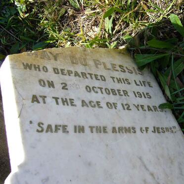 PLESSIS May, du -1915