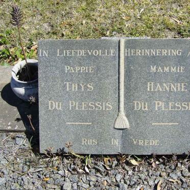 PLESSIS Thys, du  &amp; Hannie