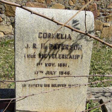 PATERSON J.R.H. nee METELERKAMP 1861-1946