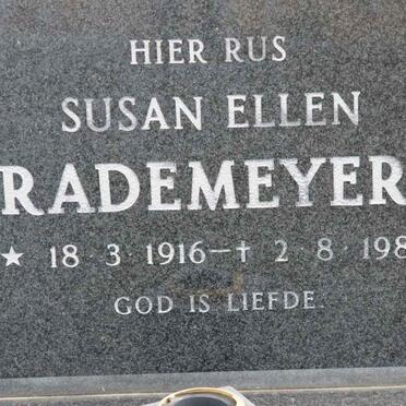 RADEMEYER Susan Ellen 1916-1985