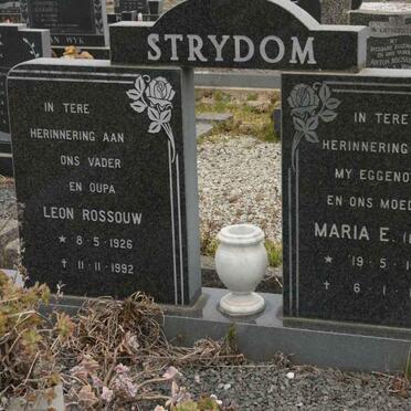 STRYDOM Leon Rossouw 1926-1992 &amp; Maria E. 1929-1981