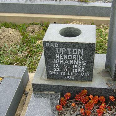 UPTON Hendrik Johannes 1920-1995