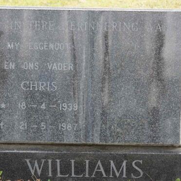WILLIAMS Chris 1939-1987