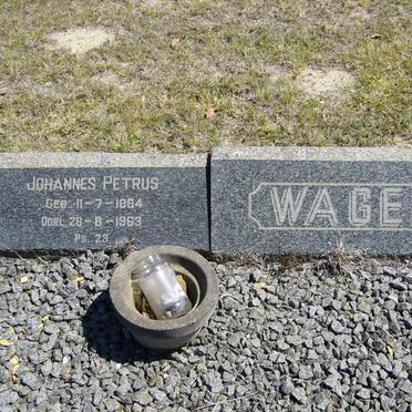 WAGENER Johannes Petrus 1884-1963