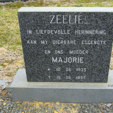 ZEELIE Majorie 1935-1995