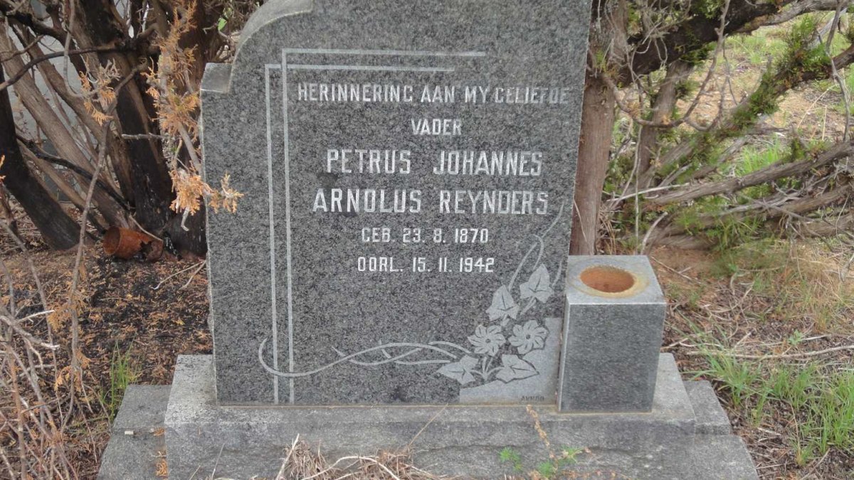 REYNDERS Petrus Johannes Arnolus 1870-1942