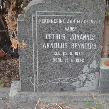 REYNDERS Petrus Johannes Arnolus 1870-1942