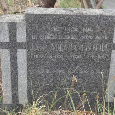 BOTHA Jan Abraham 1880-1947
