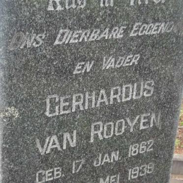 ROOYEN Gerhardus, van 1862-1939