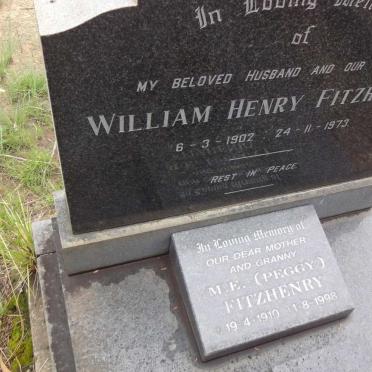 FITZHENRY William Henry 1902-1973 &amp; M.E. 1910-1998