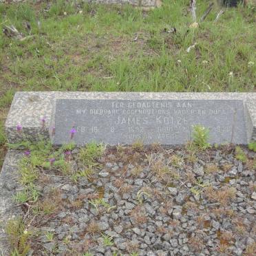 KOTZE James 1892-1963
