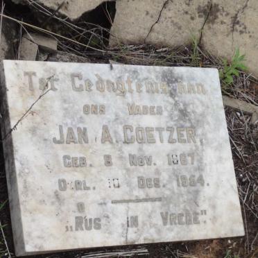 COETZER Jan A. 1867-1954