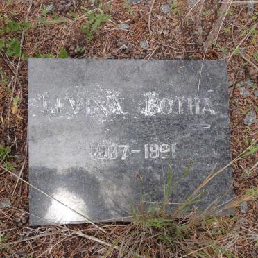 BOTHA Christoffel Johannes 1866-1944 :: BOTHA Levina 1907-1921