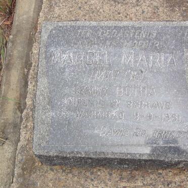 SQUIRES Ernest E.J. 1887-1921 &amp; Maggel Maria BOTHA -1961