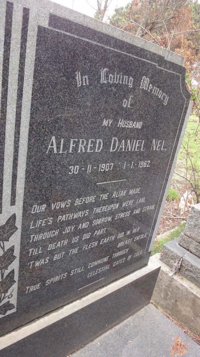 NEL Alfred Daniel 1907-1962