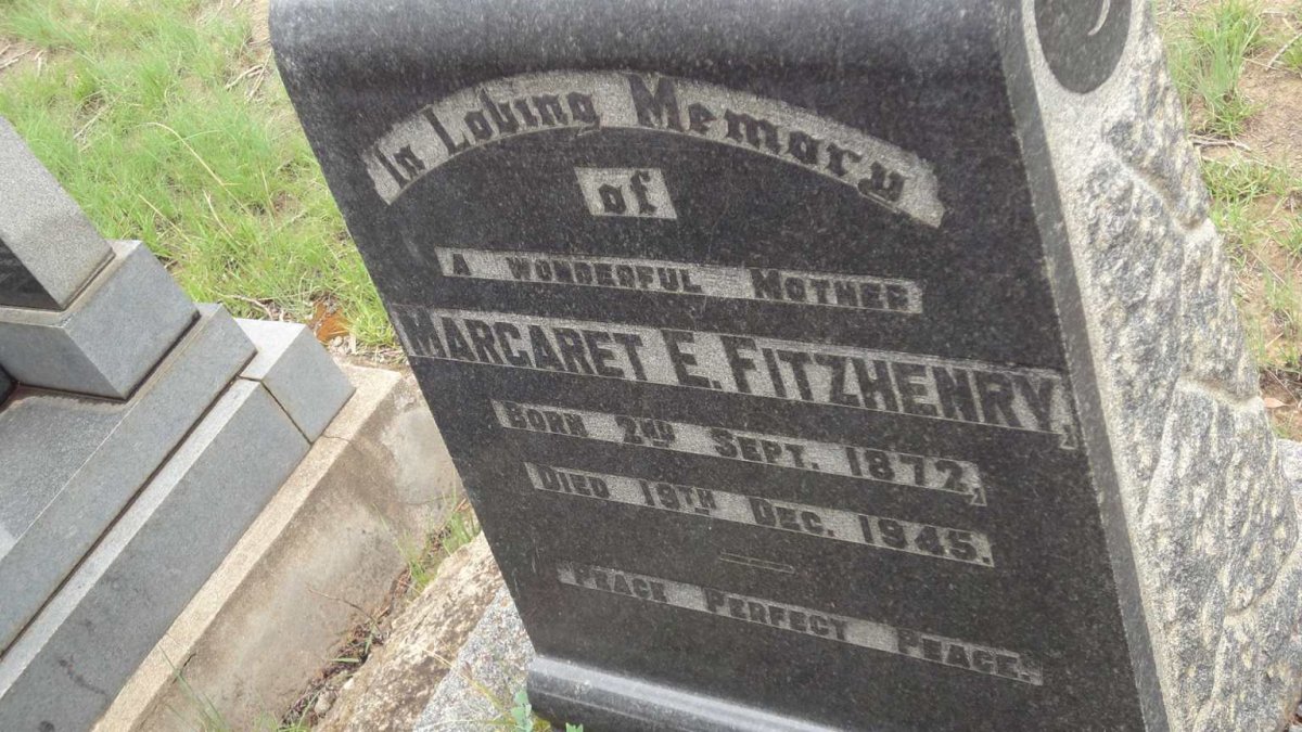 FITZHENRY Margaret E. 1872-1945