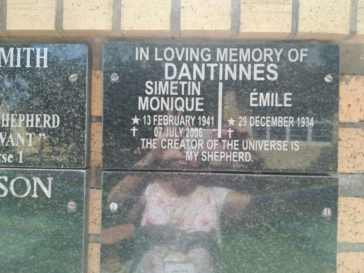 DANTINNES Émile 1934- & Simetin Monique 1941-2006