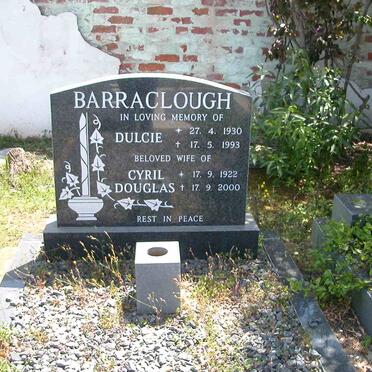 BARRACLOUGH Cyril Douglas 1922-2000 &amp; Dulcie 1930-1993