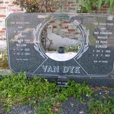 DYK Willem, van 1925-1993 &amp; Sureen 1926-1997