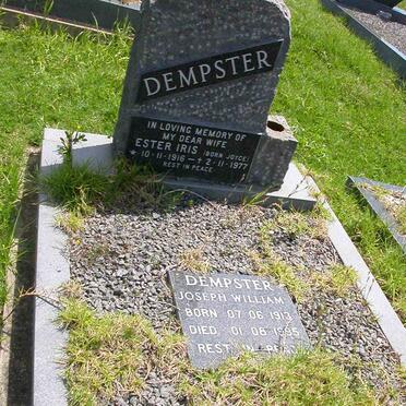 DEMPSTER  Joseph William 1913-1995 &amp; Ester Iris JOYCE 1916-1977
