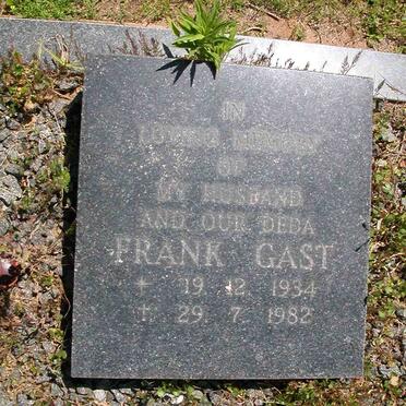 GAST Frank 1934-1982