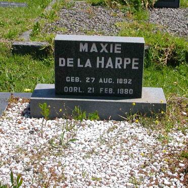 HARPE Maxie, de la 1892-1980