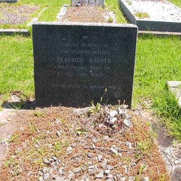 KAYSER Beatrice  -1963