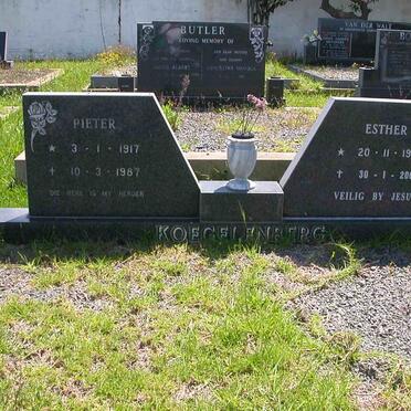 KOEGELENBERG Pieter 1917-1987 &amp; Esther 1916-2003