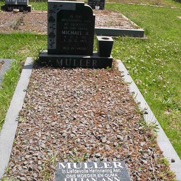MULLER  Michael  A. 1911-1978 &amp; Lilian Ann 1914-2004