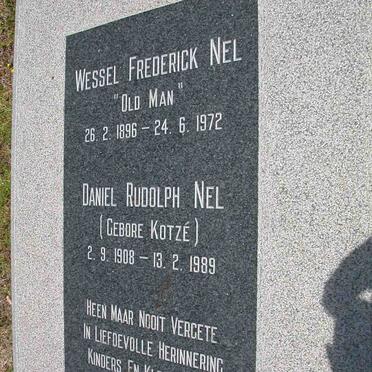 NEL Wessel Frederick 1896-1972 &amp;  DANIEL RUDOLPH KOTZE 1908-1989