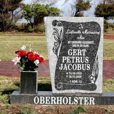 OBERHOLSTER Gert Petrus Jacobus 1933-2006