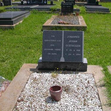 OOSTHUIZEN Johannes Josiah 1912-1994