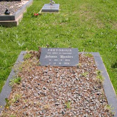 PRETORIUS Johann Hendri 1933-1979
