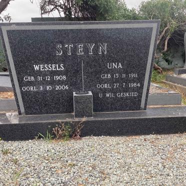 STEYN Wessels 1908-2006 &amp; Una 1911-1984