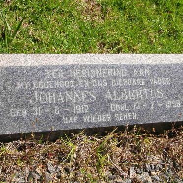 SANDROCK Johannes Albertus 1912-1958