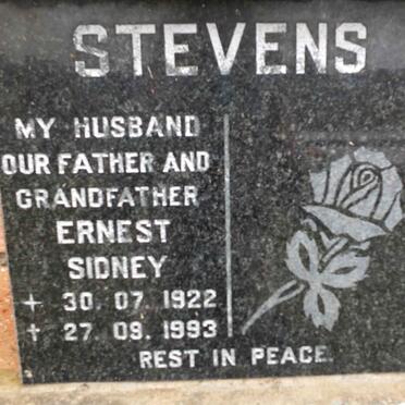 STEVENS Ernest Sidney 1922-1993